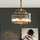 450 MM Crystal Metal Brass Gold Chandelier Living Room Entrance Ceiling Light