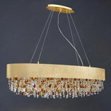 1200MM Brass Crystal LED Light Chandelier Lighting Lamp Cord Pendant Lamp