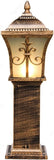 Led 600MM Gold Antiqur Die Cast Alluminium Bollard Outdoor Garden Park Driveway Light - Warm White