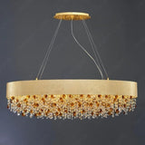 1200MM Brass Crystal LED Light Chandelier Lighting Lamp Cord Pendant Lamp