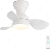 22 INCH WHITELOW PROFILE CEILING LIGHT WITH FAN LED CHANDELIER - WARM WHITE