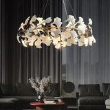 600 MM Crystal Gold Metal Chandelier Hanging Lamp - Warm White - Ashish Electrical India
