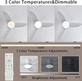 36 INCH HUGGER WIND LEAF CEILING FAN REMOTE CONTROLLED - White