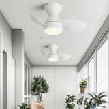 22 INCH WHITELOW PROFILE CEILING LIGHT WITH FAN LED CHANDELIER - WARM WHITE