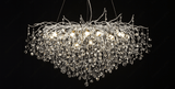 1200 MM Crystal Chrome LED Tree Chandelier Light