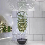 Meteoroid Chandelier - Amber Color
