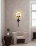 600MM LED Black Fancy Wall Light,Night Lamp,Decorative Lamp,Wall Hanging Lights for Bedroom,Living Room