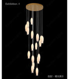 LED DOUBLE HEIGHT STAIR CHANDELIER - WARM WHITE - Ashish Electrical India