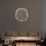 500 MM Black Metal Mesh Chandelier Ceiling Lights Hanging