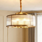 450 MM Crystal Metal Brass Gold Chandelier Living Room Entrance Ceiling Light