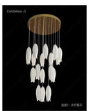 LED DOUBLE HEIGHT STAIR CHANDELIER - WARM WHITE - Ashish Electrical India