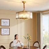 450 MM Crystal Metal Brass Gold Chandelier Living Room Entrance Ceiling Light
