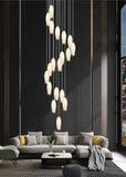 LED DOUBLE HEIGHT STAIR CHANDELIER - WARM WHITE - Ashish Electrical India