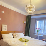 600 MM Crystal Gold Glass Chandelier Hanging Lamp - Warm White - Ashish Electrical India