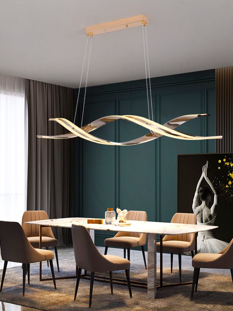 Modern on sale Chandelier Gold LED Pendant Light