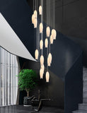 LED DOUBLE HEIGHT STAIR CHANDELIER - WARM WHITE - Ashish Electrical India