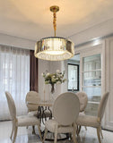 500MM Led Gold K9 Crystal Chandelier Ceiling Lamp Hanging Light - Warm White - Ashish Electrical India
