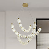 3 Belt Chandelier Hanging Lamp - Warm White