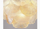 800x300 MM Glass LED Chandelier for Living Dining Room Light- Warm White