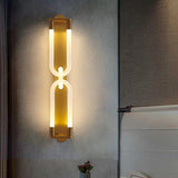 500MM LED Gold Long Acrylic Tube Wall Light - Natural White - Ashish Electrical India
