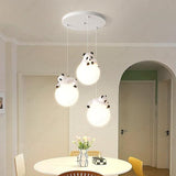1-Light Polar Bear Kids Room Pendant Ceiling Light - Warm White - Ashish Electrical India