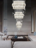 LED DOUBLE HEIGHT STAIR CHANDELIER - WARM WHITE - Ashish Electrical India