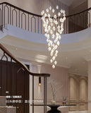 LED Lotus DOUBLE HEIGHT STAIR CHANDELIER - WARM WHITE - Ashish Electrical India