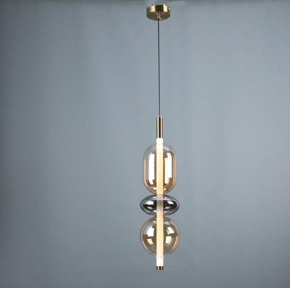 LED 3 Glasses Pendant Lamp Chandelier Ceiling Light Dining Room - Warm White - Ashish Electrical India