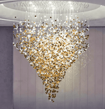 Meteoroid Chandelier - Amber Color