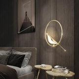 led 1-Light Bird Gold Hanging Pendant Ceiling Light - Warm White - Ashish Electrical India