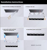 10W 5 Head Led Brick Blade Ceiling Recessed COB Light Cree Led Black - Warm White 3000K - Ashish Electrical India