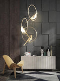 led 1-Light Bird Gold Hanging Pendant Ceiling Light - Warm White - Ashish Electrical India