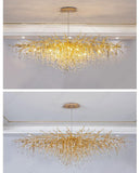 1800MM LONG GOLDEN WATERDROP CRYSTAL CHANDELIER CEILING LIGHTS HANGING - WARM WHITE - Ashish Electrical India
