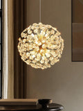 500MM Gold Crystal Ball Pendant Chandelier Ceiling Lights Hanging - Warm White - Ashish Electrical India