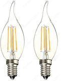 Vintage Candelabra LED Light Bulb E14 Base Warm White 3W Filament with 420 Lumen - 2 Packs - bulb