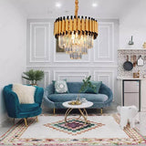 400MM Gold Black K9 Crystal Pendant Chandelier Ceiling Pendant Lamp Foyer Lights Lamps Modern Hanging - Warm White - Chandelier