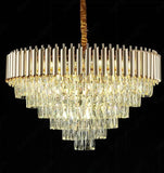 600MM Gold K9 Crystal Pendant Chandelier Ceiling Lights Hanging - Warm White - Chandelier