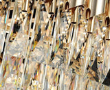 750x350 MM Gold K9 Crystal Pendant Chandelier Ceiling Lights Hanging - Warm White - Chandelier