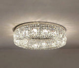 Crystal Modern LED Surface Mount Chandelier 500 MM Ring - Tricolor Warm White Cool White Natural White - Chandelier