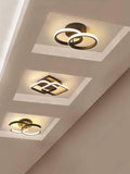 Led Black Modern Ceiling Light Chandelier For Home And Office Use - Warm White (Square) - Chandelier