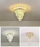 Led Crystal Chandelier Ceiling Light for Home Living Room Drawing Room - Warm White - Chandelier