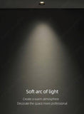 12W Led COB Trimless Round Black Downlight Ceiling Light for Modern Architectural Homes and Offices (Pack of 2) - 4000K Natural White - Commercial Lighting