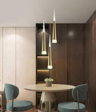 led 1 Light Modern LED Meteor Shower Pendant Lamp Acrylic Pendant Light Ceiling Light Bar Dining Room Tower Inside - Warm White/Gold - Pendant Lamp