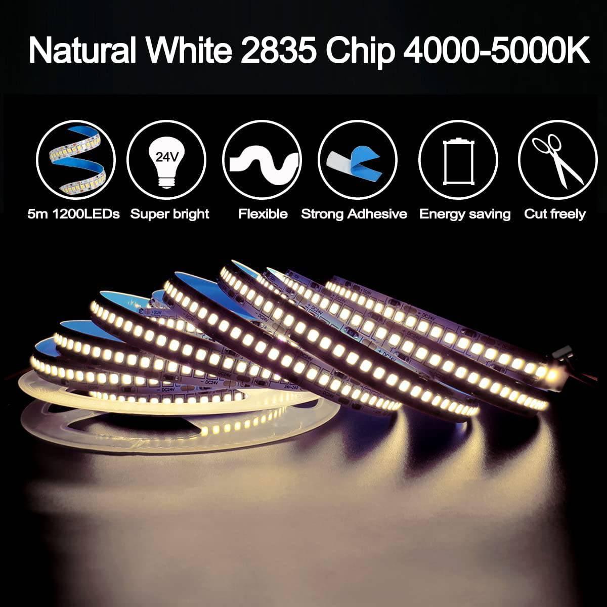Low Voltage LED Strips, Indoor, Dimmable, 72W, 3000K