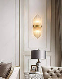 24W Model 4 Led Crystal Modern Gold Metal Wall Light for Drawing Room - Warm White - Wall Light