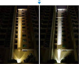 Led Outdoor Beam High Throw Focus Spot Light Upto 25 Meters Distance Light For Attraction - Warm White - Wall Light