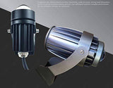 Led Outdoor Beam High Throw Focus Spot Light Upto 25 Meters Distance Light For Attraction - Warm White - Wall Light