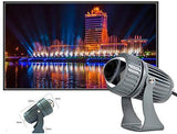 Led Outdoor Beam High Throw Focus Spot Light Upto 25 Meters Distance Light For Attraction - Warm White - Wall Light