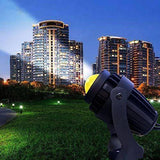 Led Outdoor Beam High Throw Focus Spot Light Upto 25 Meters Distance Light For Attraction - Warm White - Wall Light