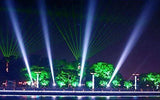 Led Outdoor Beam High Throw Focus Spot Light Upto 25 Meters Distance Light For Attraction - Warm White - Wall Light